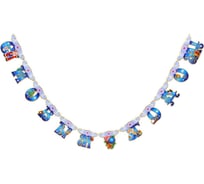 Гирлянда бумажная Новогодняя Серпантин 2,55 м Яркое поздравление 203-418