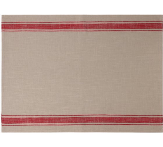 Полотенце Этель "Полосы", красный, 50x70 см, 100% хлопок 9621380
