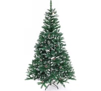 Ёлка Серпантин "Зимний вечер" 210 см, ПВХ с шишками (1400 веток) 184-849