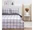 Комплект постельного белья LoveLife дуэт, Серая клетка 143x215см-2 шт., 225x240см, 50x70см-2шт 100% хлопок,сатин125г/м 9861646 1