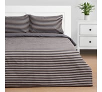 Комплект постельного белья Этель дуэт, Strip 150x215см-2 шт., 225x240см, 50x70±3 см-2 шт., новосатин 10326493