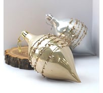 Набор украшений Серпантин SHINE "Star Thread" 13,8x6,5 см (2 шт..), light champagne/silver 201-1934