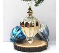 Набор украшений Серпантин SHINE "Highlights" 12x7 см (3 шт..), night blue/champagne silver/grey 916-1214