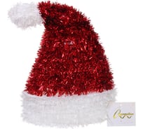 Украшение фольгированное Серпантин "Зимняя шапочка" 22х15х7 см, красный 202-367