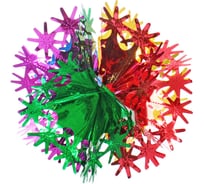 Украшение фольгированное Серпантин "Волшебный шар" d-30 см, Мультицвет 202-427