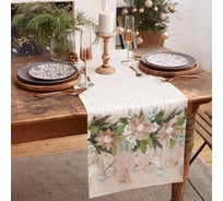 Дорожка на стол Этель "Beautiful Сhristmas" 40x147 см, 100% хлопок, саржа 190гр/м2 5135207
