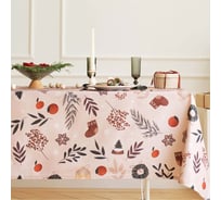 Скатерть Этель "Новогодние украшения" 110x149 см, 100% хлопок, саржа 190 г/м2 9896197