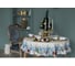Скатерть Этель Christmas time d=150 см +/-3 см, с ГМВО, 100% хлопок, саржа 190 гр/м2 4496670 1