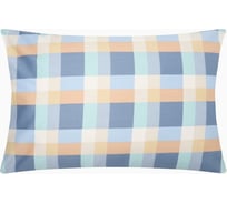 Наволочка LoveLife Square blue, 50x70, 100% хлопок, сатин, 125 г/м2 10277903