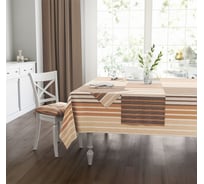 Скатерть Guten Morgen рогожка, Грильяж, набор 110x140 см СкГр-110-140