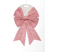 Бант на елку Серпантин "Шик" 16*23 см, Розовый 185-0708