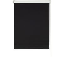 Рулонная штора ПраймДекор блэкаут, черный, 180x170 52180178