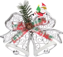 Украшение новогоднее Серпантин "Лесные колокола" 19*14 см, Серебро 196-0706