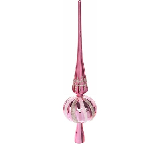 Верхушка на елку Серпантин SHINE "Magic Waves" 33 см, rose pink 201-1946 1