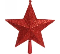 Звезда на елку Серпантин 23 см, "Сияние", Красный 201-1088