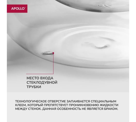 Набор бокалов APOLLO с двойными стенками Latte 350 мл 2 предмета LTT-350