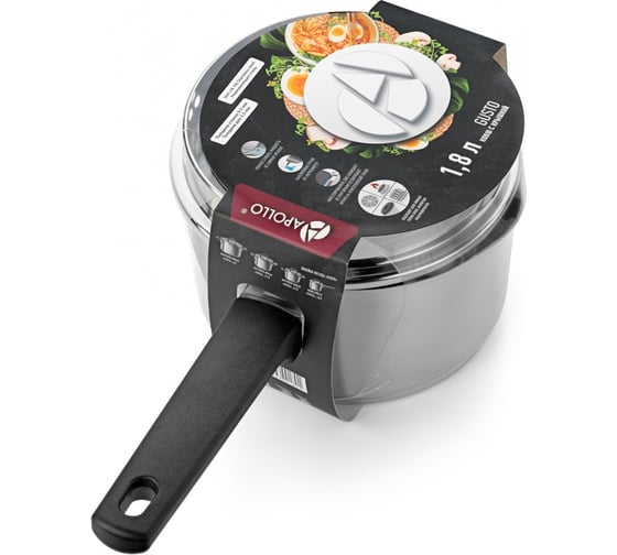 Ковш APOLLO с крышкой Gusto 1.8 л GST-18