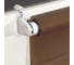 Рулонная штора BRABIX 80х175 см, текстура-лён, защита 55-85%, 200 г/м2, коричневый S-17 605997 5