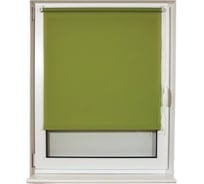 Рулонная штора BRABIX 55х175 см, текстура-лён, защита 55-85%, 200 г/м2, зелёный S-32 605979