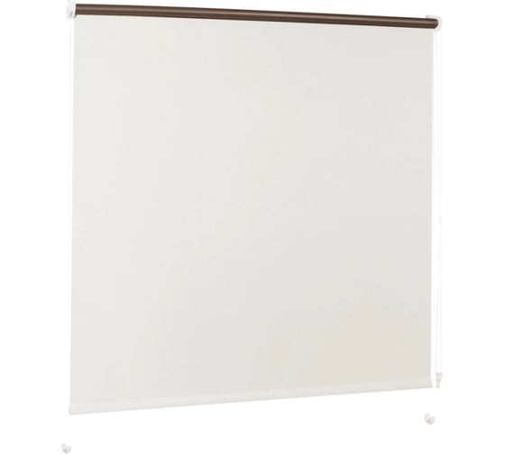 Рулонная штора BRABIX светонепроницаемая Блэкаут, 120х175 см, белый/серебро 606017 1