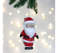 Елочная игрушка Серпантин Дедушка мороз 7.5х5.5х11.5 см 107-6074