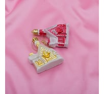Ёлочные игрушки Серпантин Альпийский домик 8.5 см, микс цветов, 2 шт. 65401-068