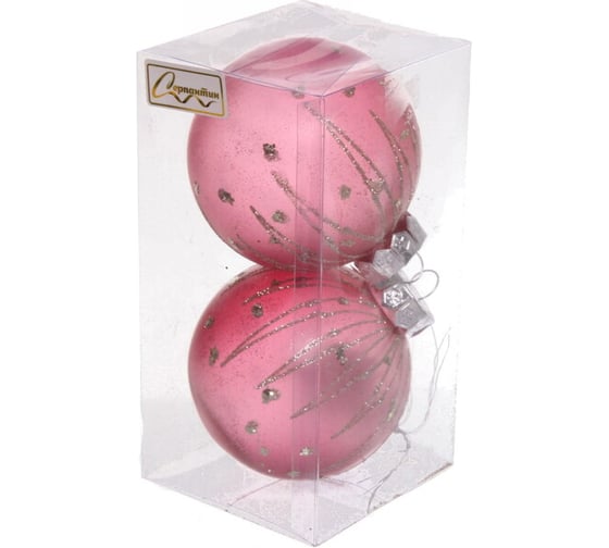 Набор украшений Серпантин SHINE Diamond Tears 8 см, 2 шт., rose pink 201-1929