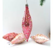 Набор украшений Серпантин SHINE Shining icicles 14.5x4 см, 4 шт., rose pink/baby pink 201-1937