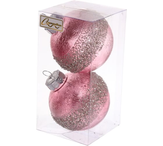 Набор украшений Серпантин SHINE Diamonds 8 см, 2 шт., rose pink 201-1925