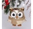 Ёлочная игрушка Серпантин Мудрая сова 10х5х10 см, шампань 916-0740 1