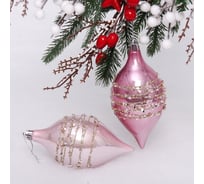 Набор украшений Серпантин SHINE Star Thread 13.8x6.5 см, 2 шт., rose pink/baby pink 201-1933