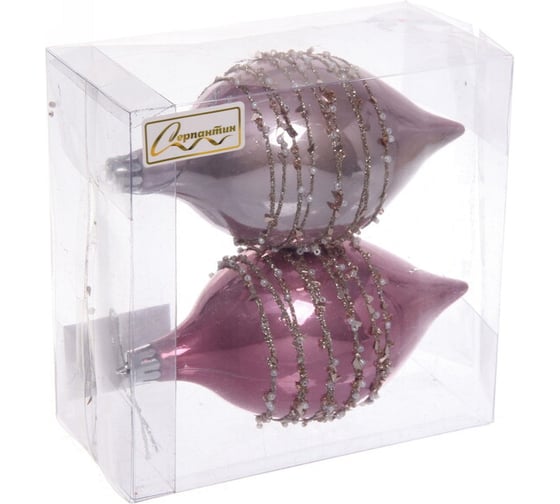 Набор украшений Серпантин SHINE Star Thread 13.8x6.5 см, 2 шт., rose pink/baby pink 201-1933