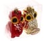 Ёлочная игрушка Серпантин Совушки 8.5 см, 2 шт., микс 916-916 2