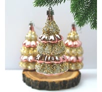 Набор украшений Серпантин SHINE Magic tree 6x10.4 см, 3 шт., rose pink 916-1215