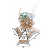 Новогоднее украшение Серпантин Весёлый колокольчики 18х22 см 196-0695