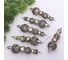 Набор украшений Серпантин SHINE Fairy tale 14 см, 6 шт., champagne silver 916-1212 2