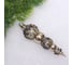 Набор украшений Серпантин SHINE Fairy tale 14 см, 6 шт., champagne silver 916-1212 3