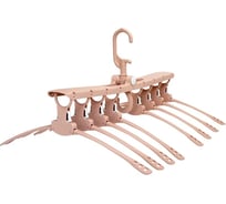 Вешалка-трансформер для легкой одежды ФЕЯ ПОРЯДКА HG-508 складная, 8 плечиков, пластик 4606400031253