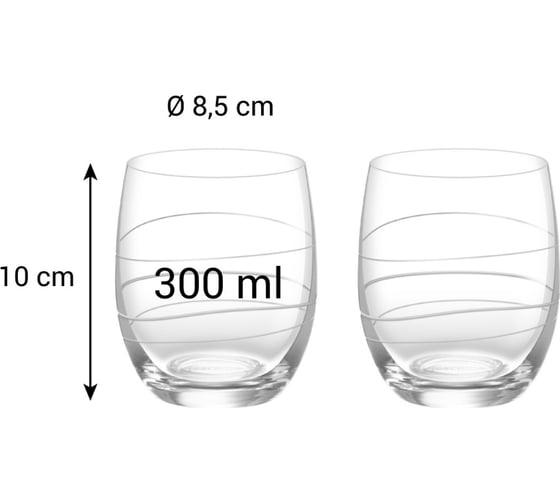 Бокал Tescoma UNO VINO Vista 300 мл, 2 шт 695486