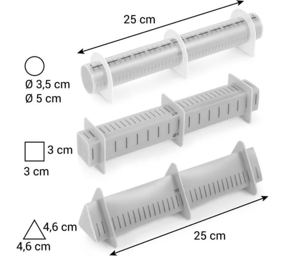 Коврики для формирования теста Tescoma DELICIA, 3 шт 630103