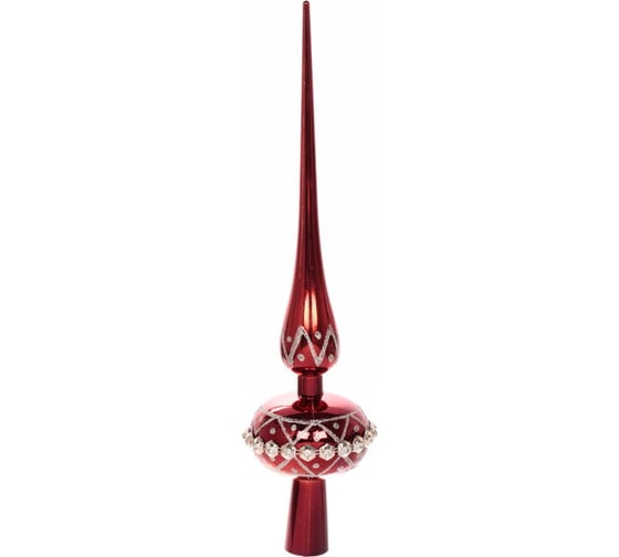 Верхушка на ёлку Серпантин SHINE Fancy beads 35 см, copper 201-1997