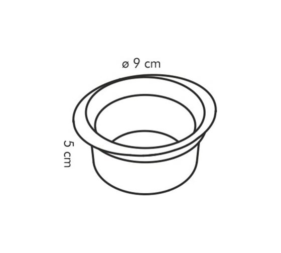 Миска для маффинов Tescoma GUSTO диаметр 9 см, 2 шт 622084