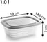Контейнер для морозильника Tescoma с корзиной 4FOOD 1 л 896940 4
