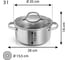 Кастрюля Tescoma SteelCRAFT с крышкой диаметр 20 см, 3 л 780572 2
