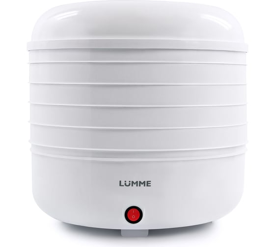Сушилка для овощей и фруктов LUMME LFD-105PP 5 поддонов белый жемчуг 37733