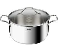 Кастрюля TEFAL Intuition B8644674 5 л, d=24 см, с крышкой, серебристый 2100125815 1825617