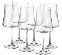Набор бокалов для вина CRYSTALEX XTRA OPTIC 560мл 6шт CR560101XO