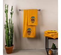Полотенце для ванной Moroshka Los Muertos 50x90 см, цвет желтый L02-20