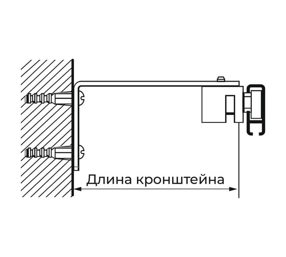 Карниз алюминиевый LM DECOR D-2 Премиум, составной, 1 рядный, 3,6 м, белый D2PA360A