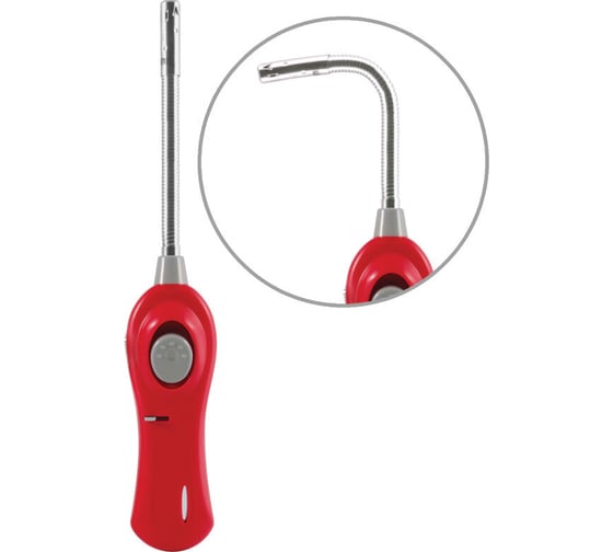 Газовая зажигалка Ecos GLF-002R красная 157794
